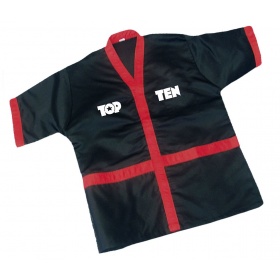 TOP TEN Corner-Jacket Zwart - rood