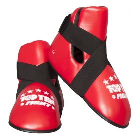 TOP TEN Kicks “Fight” voetbeschermers Rood<!-- 188562 Budoland -->