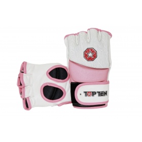 MMA handschoenen “Girls” voor dames Wit - rosé - Dames MMA artikelen