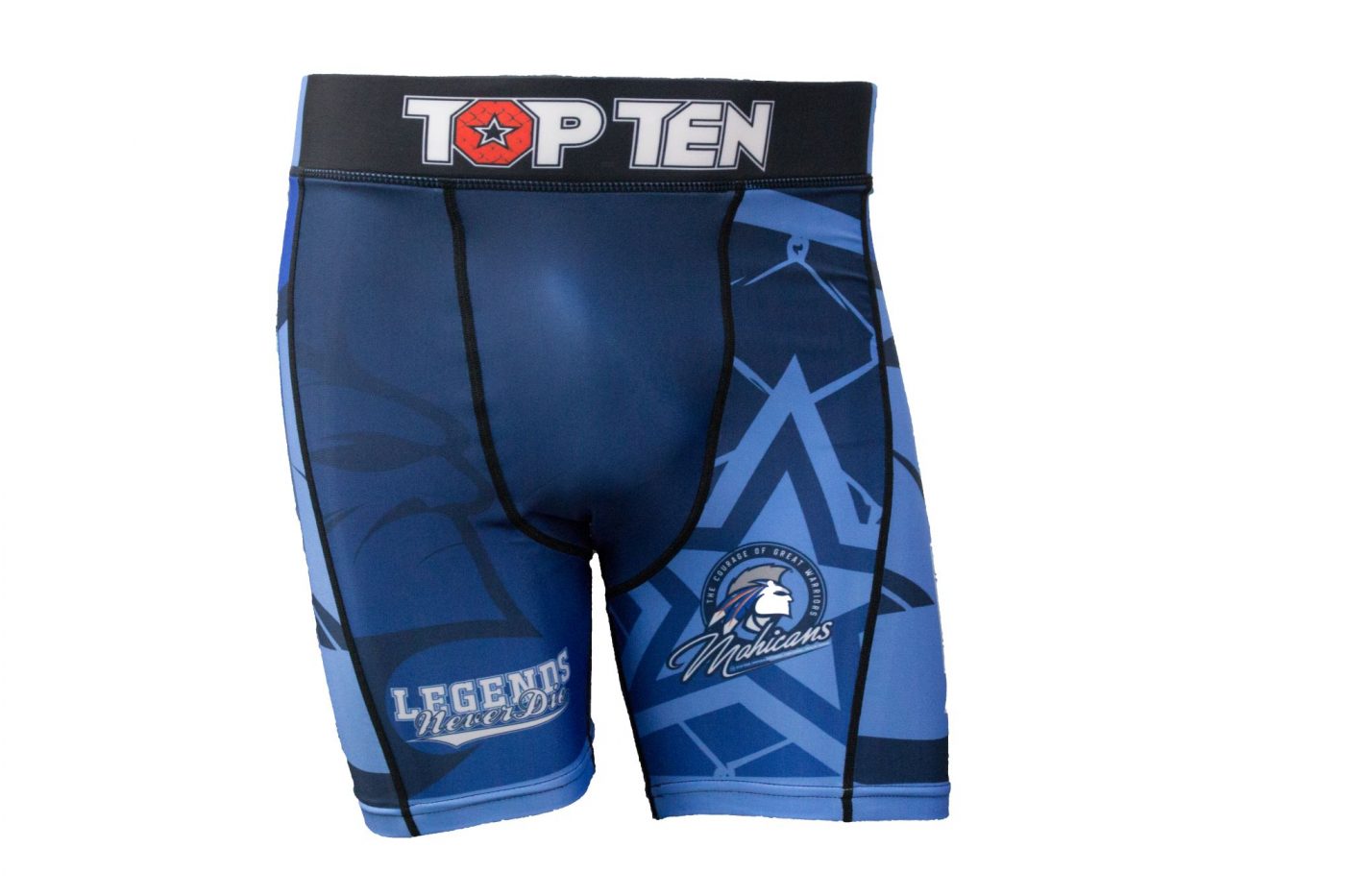 TOP TEN MMA Compressiebroek “Mohicans” Blauw