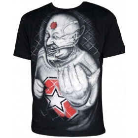 TOP TEN MMA T-Shirt “Fatman” Zwart<!-- 177684 Budoland -->