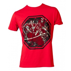 TOP TEN MMA T-Shirt “Samurai” Rood<!-- 177553 Budoland -->