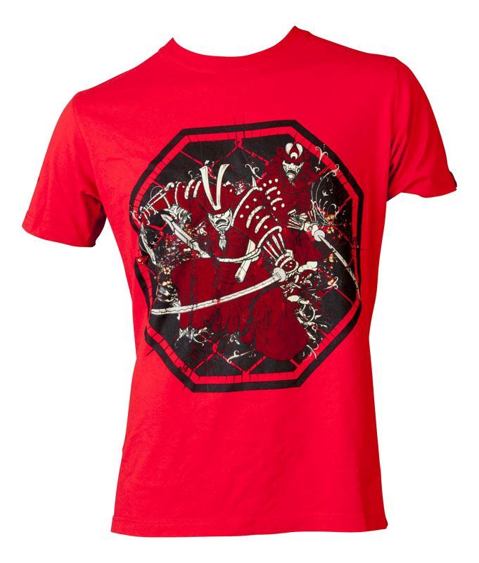 TOP TEN MMA T-Shirt “Samurai” Rood