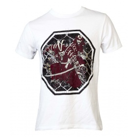 TOP TEN MMA T-Shirt “Samurai” Wit<!-- 177534 Budoland -->