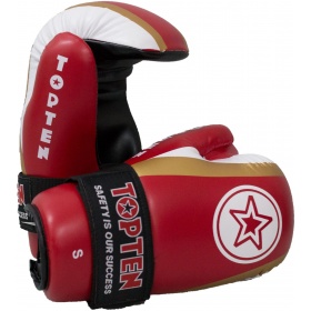 Pointfighter “Star & Stripes” Rood - goud - Point Fighting handschoenen