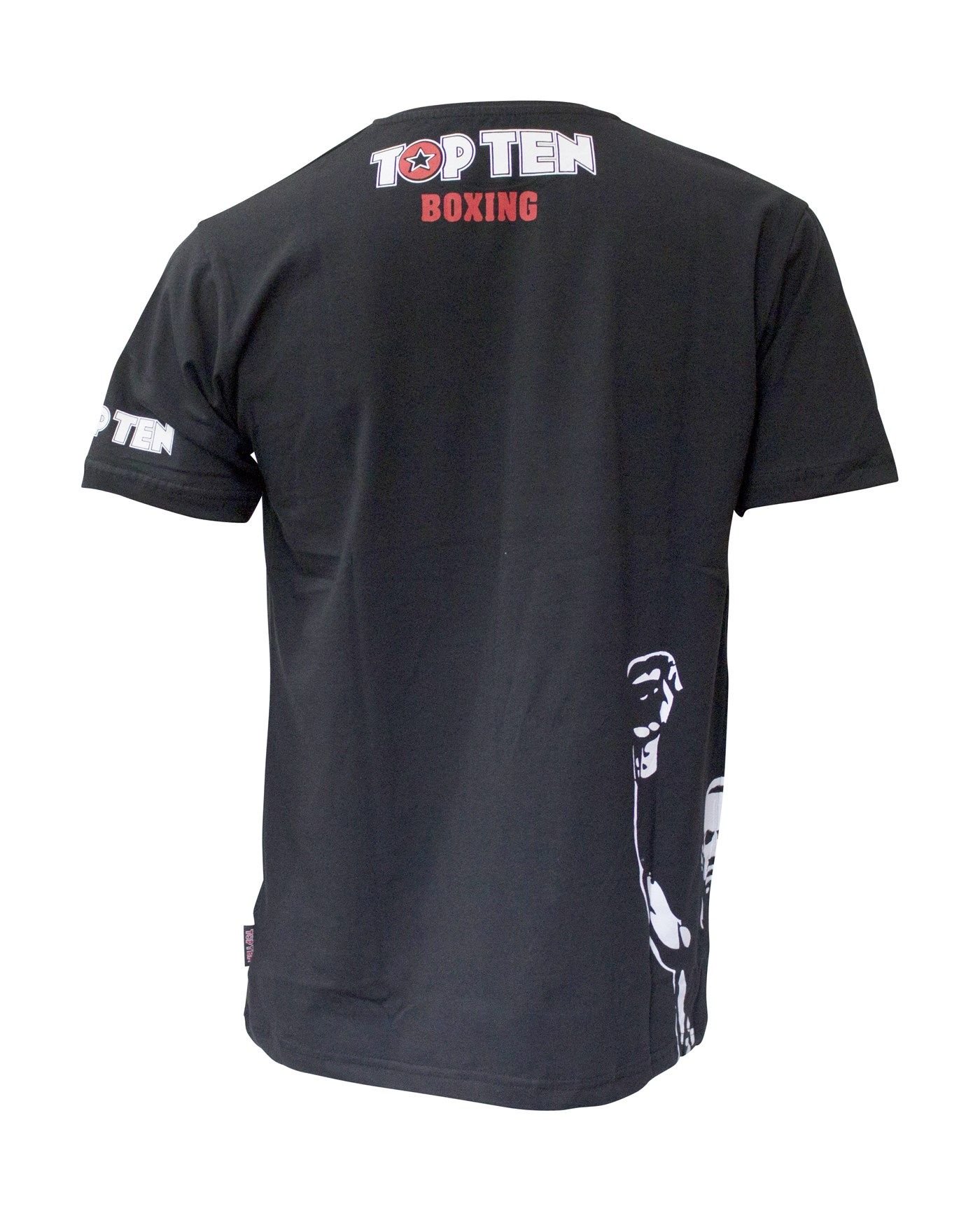 TOP TEN T-Shirt “Fighter” Zwart
