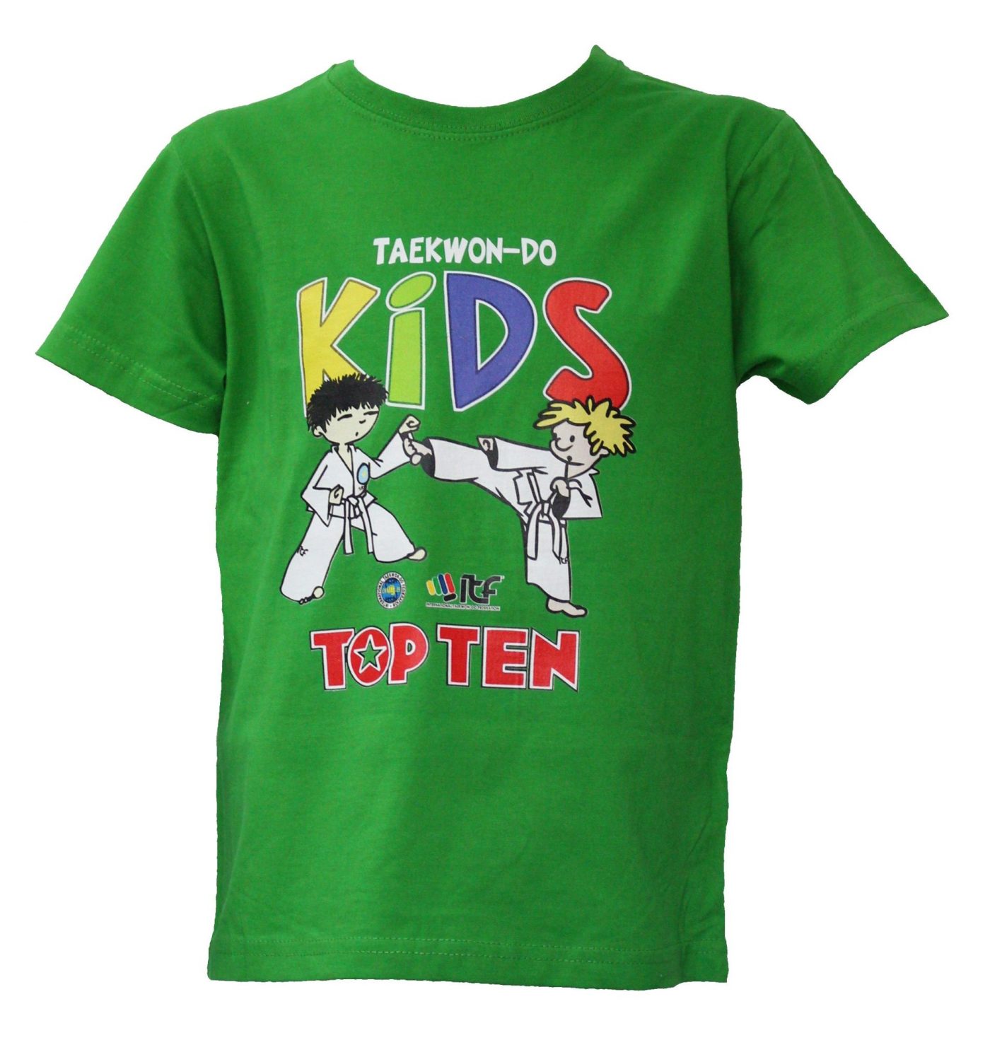 TOP TEN T-Shirt voor kinderen “ITF KIDS” voor kinderen Groen