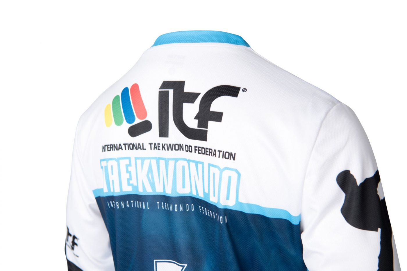 TOP TEN T-Shirt “ITF” Blauw - Wit