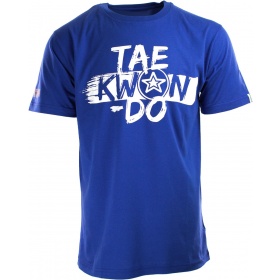 T-Shirt “ITF Taekwondo” Blauw - Sport T-Shirts