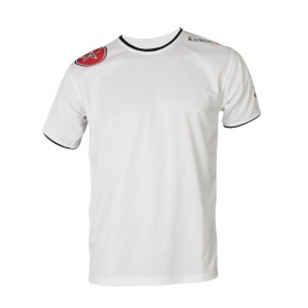 TOP TEN T-Shirt “KickboXing” met print op schouder Wit<!-- 179717 Budoland -->