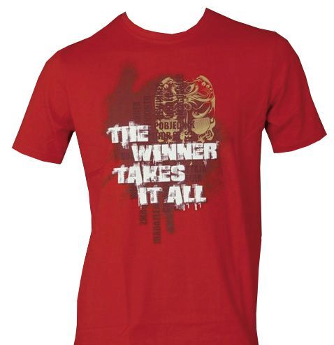 TOP TEN T-Shirt “The winner takes” Rood