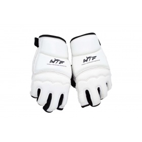 Wacoku Taekwondo handschoenen (WTF approved) Wit – Zwart<!-- 180208 Budoland -->
