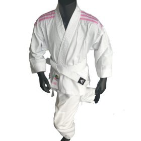 adidas Karatepak K200 Kids Wit/Roze 130/140 cm - Karatepakken