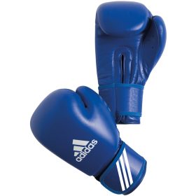 adidas AIBA bokshandschoenen 10 oz (blauw)