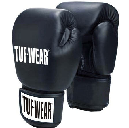 TUF Wear Muay Thai (Kick)Bokshandschoenen (Zwart)