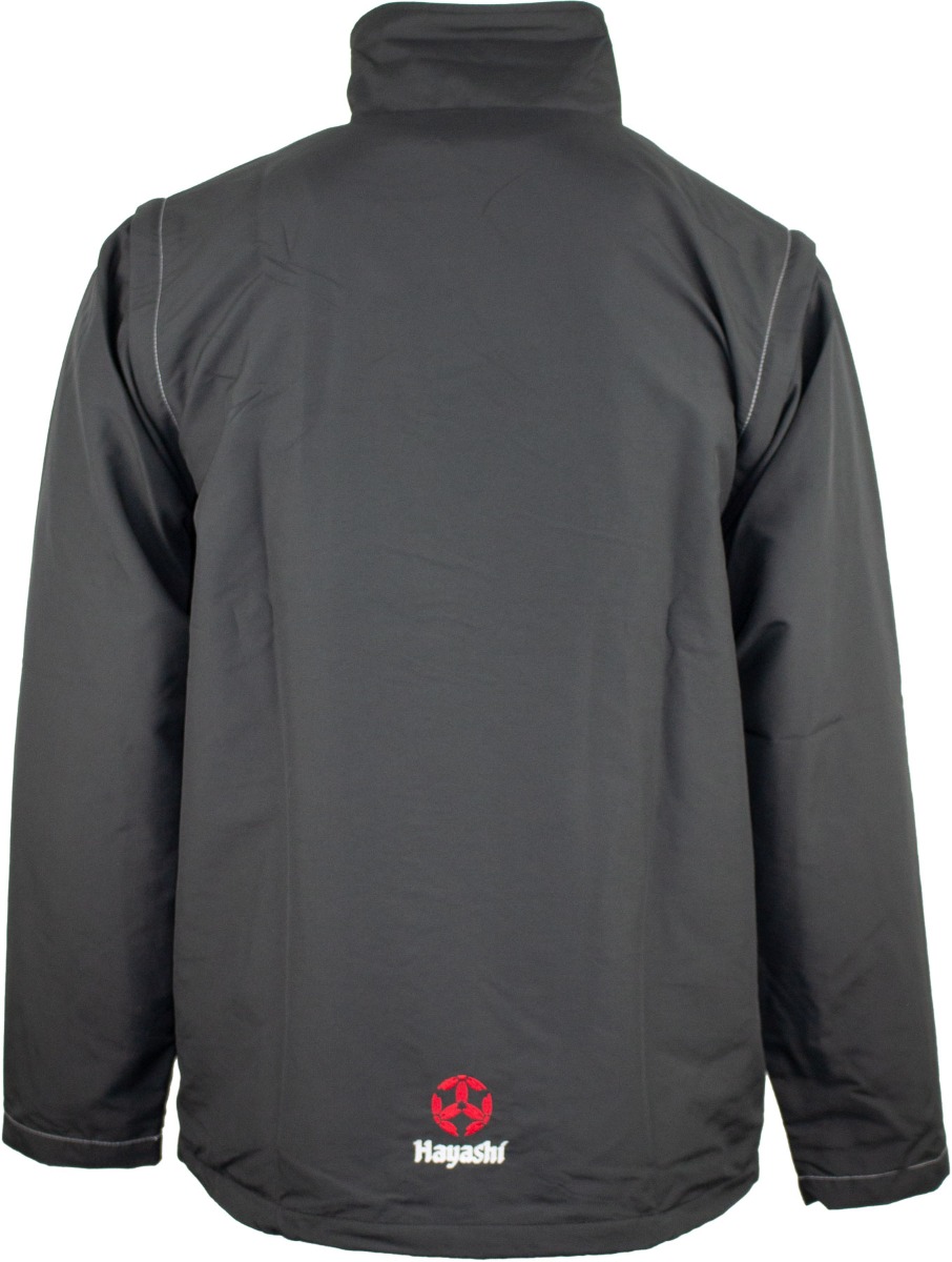 Hayashi Windbreaker “WKF” multifunctionele jas met verwijderbare mouwen Zwart
