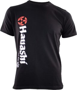 Hayashi T-Shirt “Equip to win” Vertical Perfection (Zwart)<!-- 282945 Budoland -->