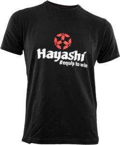 Hayashi T-shirt “Equip to win” Scales (Zwart)<!-- 283020 Budoland -->