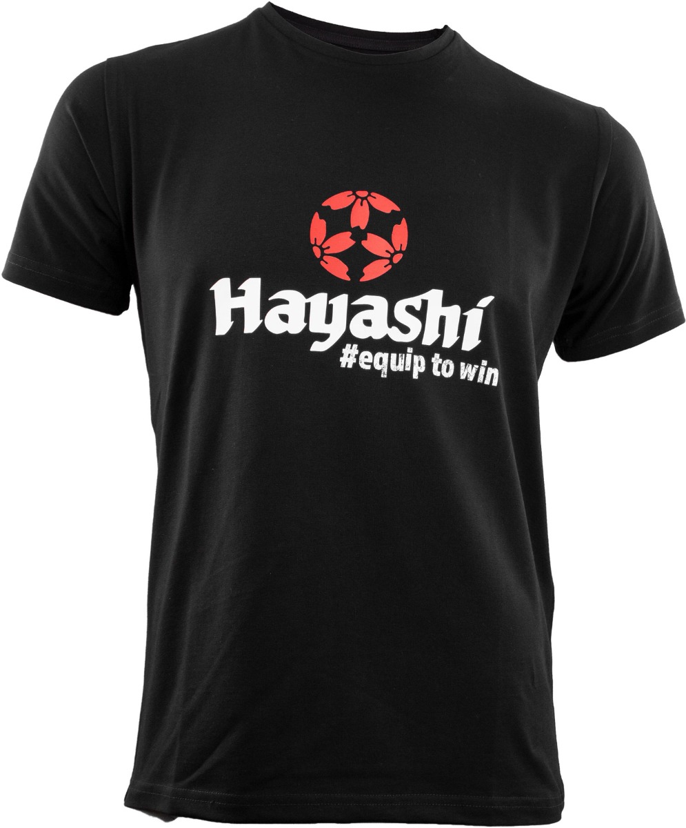 Hayashi T-shirt “Equip to win” Scales (Zwart)
