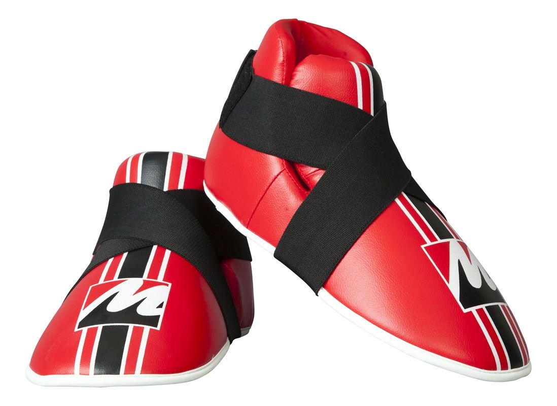 Manus Kicks voetbeschermers Zwart - (rood)