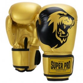 Super Pro Kinderhandschoenen Goud/Zwart<!-- 336592 Sportief BV -->