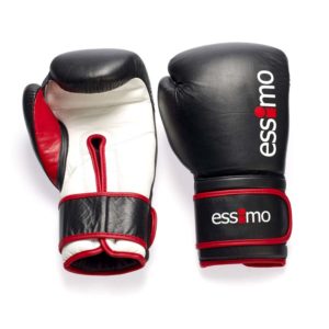 Essimo Kick bokshandschoenen "Leather" - Kickbokshandschoenen