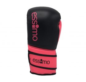 Essimo Amateur (Kick)Bokshandschoenen - Zwart/Neon Roze