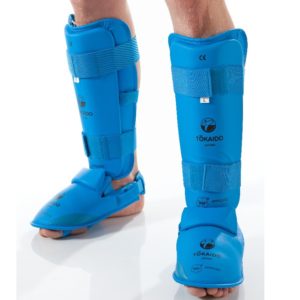 Tokaido WKF scheen/wreefbeschermer – Blauw<!-- 342679 Essimo -->