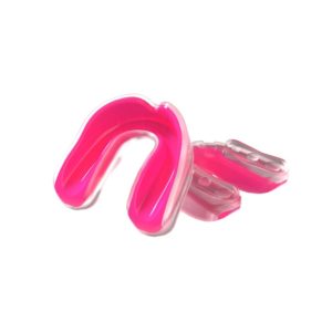 Multisports Gel Mouthguard Transparent/Pink Youth<!-- 344602 Essimo -->