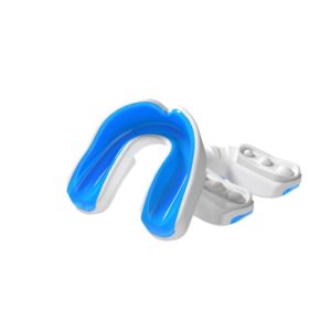 Multisports Gel Mouthguard White/Blue Youth<!-- 344580 Essimo -->