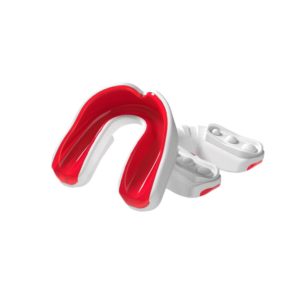 Multisports Gel Mouthguard White/Red Adult<!-- 344708 Essimo -->