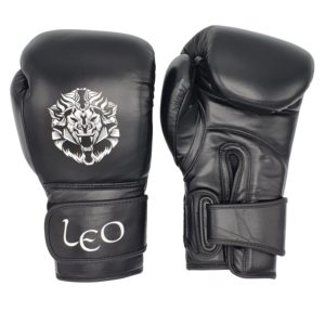 Leo Gel Pro Gloves Leather<!-- 366393 Essimo -->