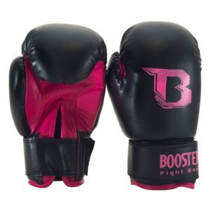 Booster BT Kids bokshandschoenen (zwart / roze)<!-- 380118 Booster -->