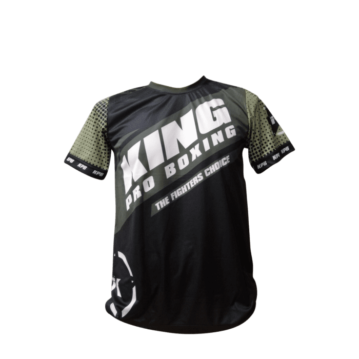 King Pro Boxing T-Shirt Star Vintage Kaki Tee