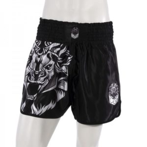 Leo INSTINCT Kickboxing Short – Black/White-M<!-- 383672 Essimo -->