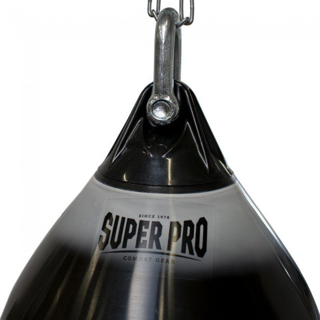 Super Pro Combat Gear Premium Waterpro Punchbag Black/White