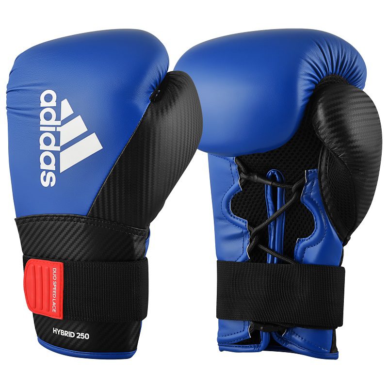adidas (kick)Bokshandschoenen Hybrid 250 Training Blauw/Zwart<!-- 406750 Sportief BV -->