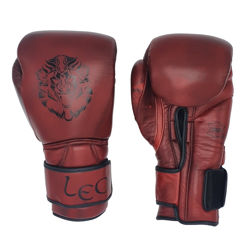 Leo Ultimate ‘Limited Red Blood’ Leather Gloves - Bokshandschoenen