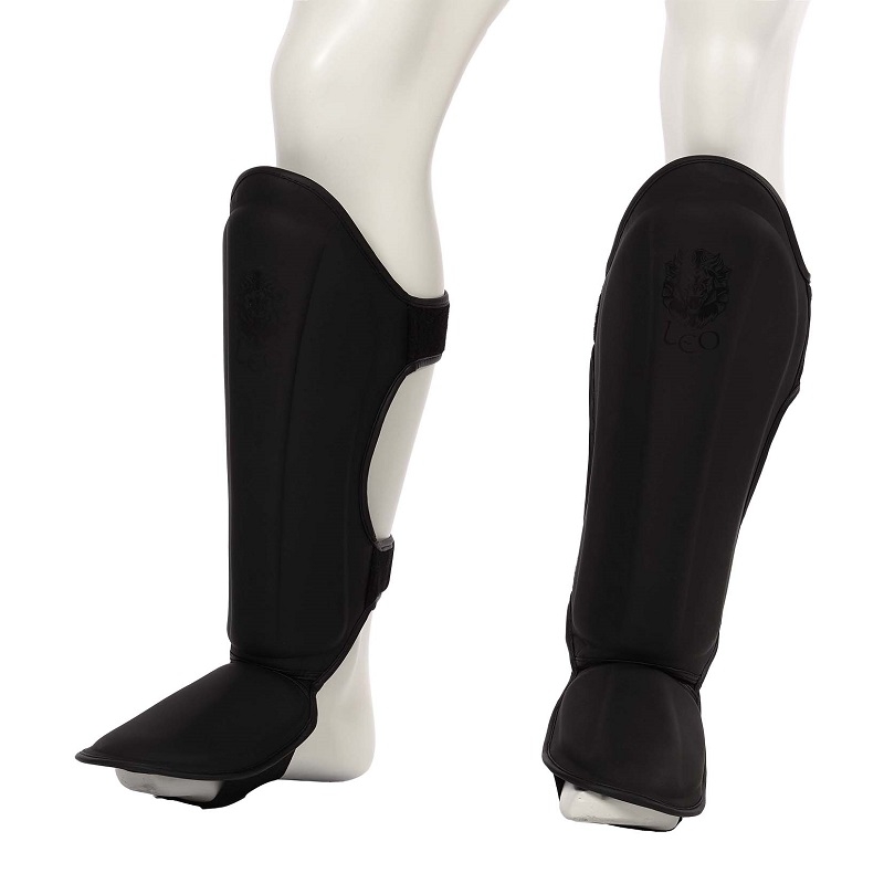 Leo ERGO Shin Instep – Matt Black<!-- 410090 Essimo -->