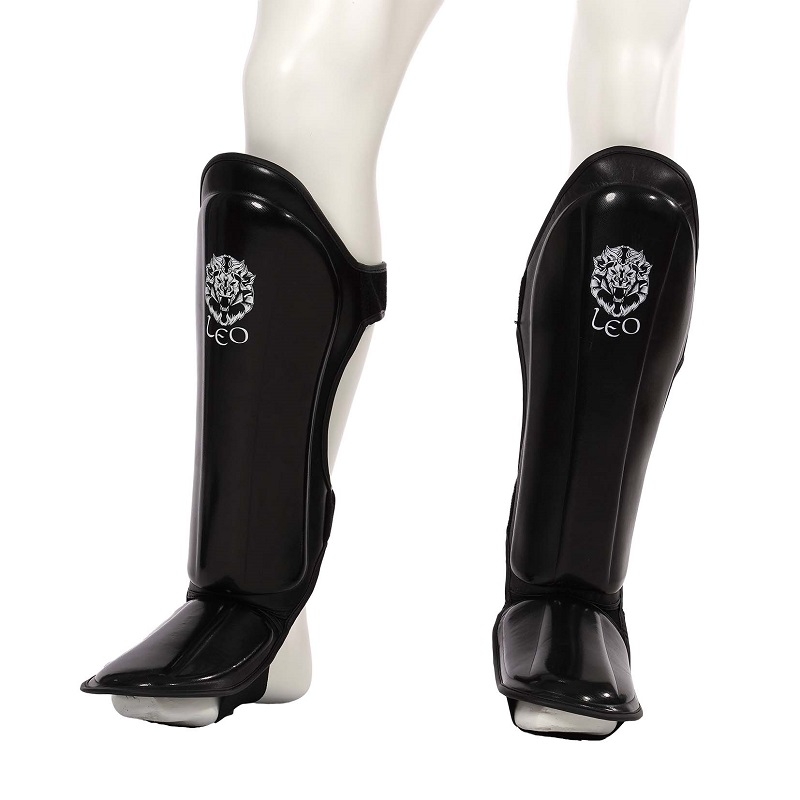 Leo ERGO Shin Instep – Black<!-- 410104 Essimo -->