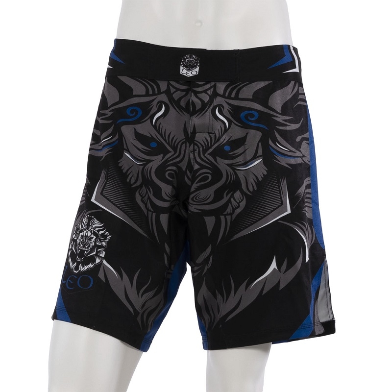 Leo Legend MMA Short - Black/Blue