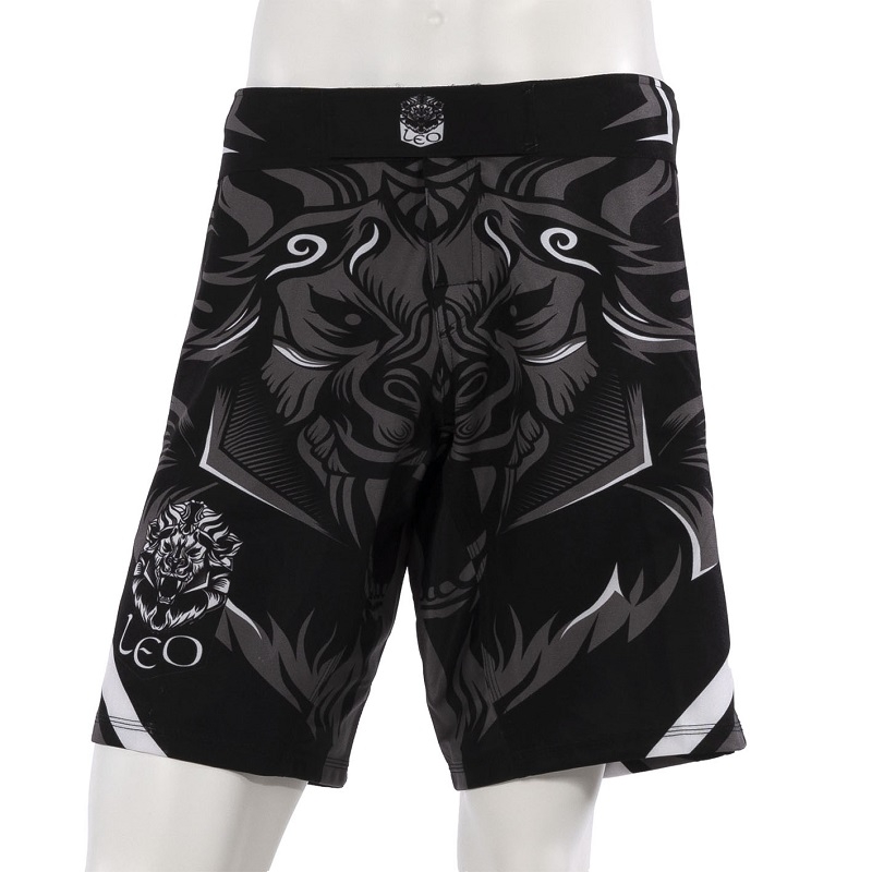 Leo Legend MMA Short – Black/White<!-- 409967 Essimo -->
