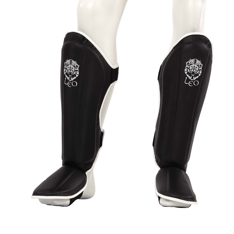 Leo Maya 2.0 ERGO Shin Instep - Black - Scheenbeschermers kickboksen