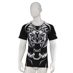 Leo ROAR Rashguard SS – White/Black<!-- 410141 Essimo -->