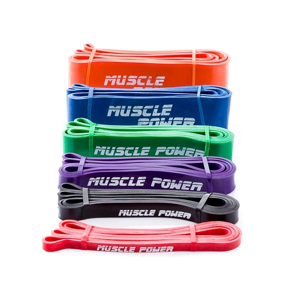 Power Band Set Muscle Power - Fitness elastieken en resistance tubes