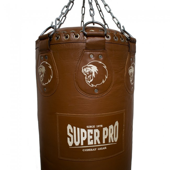 Super Pro Leather Punch Bag Gigantor Classic Bruin 138x42