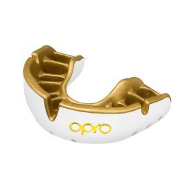 OPRO Gebitsbeschermer Self-Fit Gold-Edition V2 Wit/Goud Senior<!-- 448836 Sportief BV -->