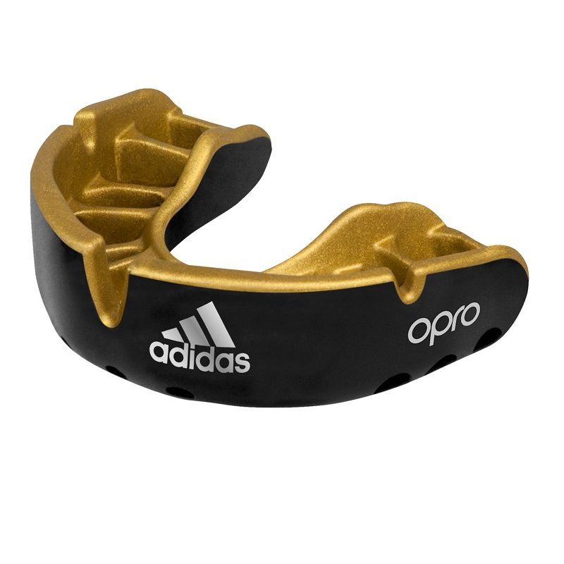 adidas gebitsbeschermer OPRO Gen4 Gold-Edition Zwart Senior