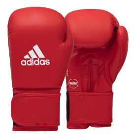 adidas IBA Bokshandschoenen Rood 12oz - Thaiboks handschoenen