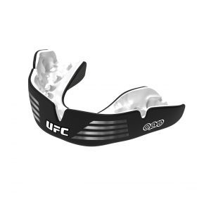 Opro x UFC Gebitsbeschermer Instant Custom-Fit Strike V2 Zilver/Zwart Senior<!-- 453462 Sportief BV -->